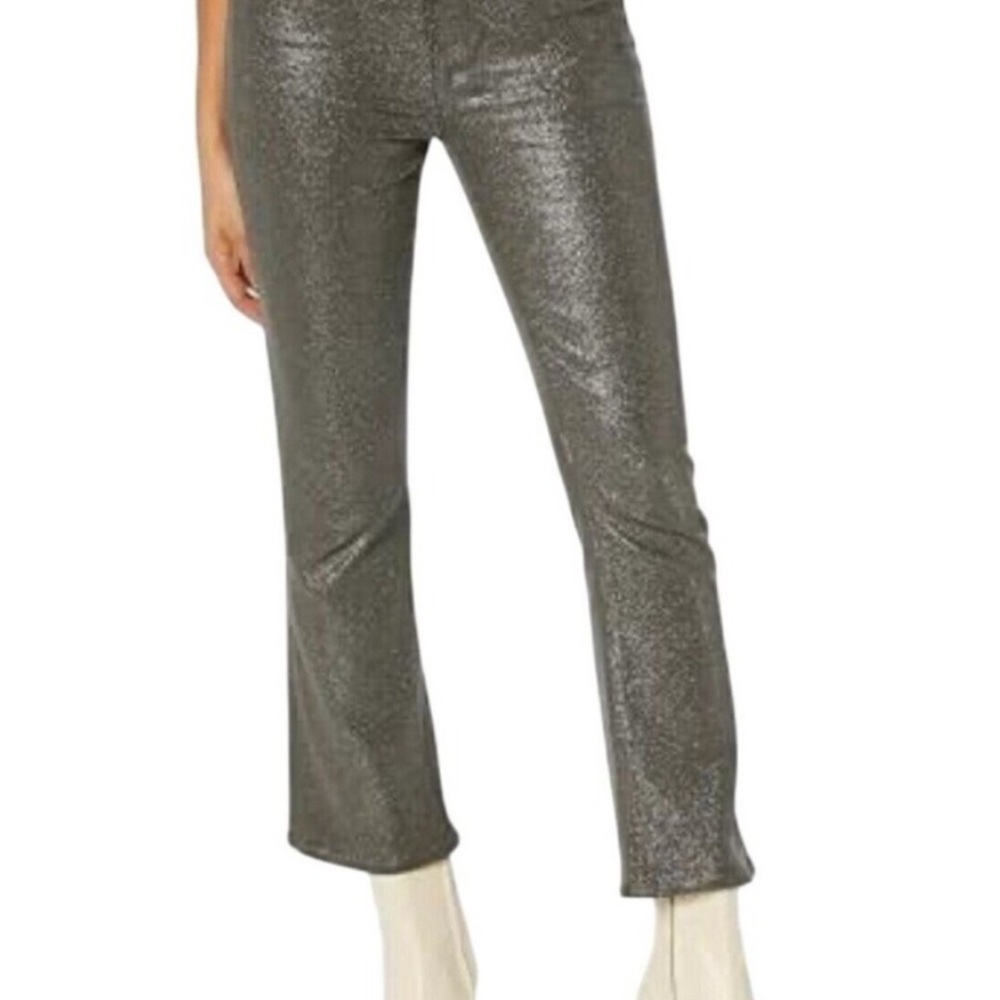 PAIGE Metallic Gray Jeans